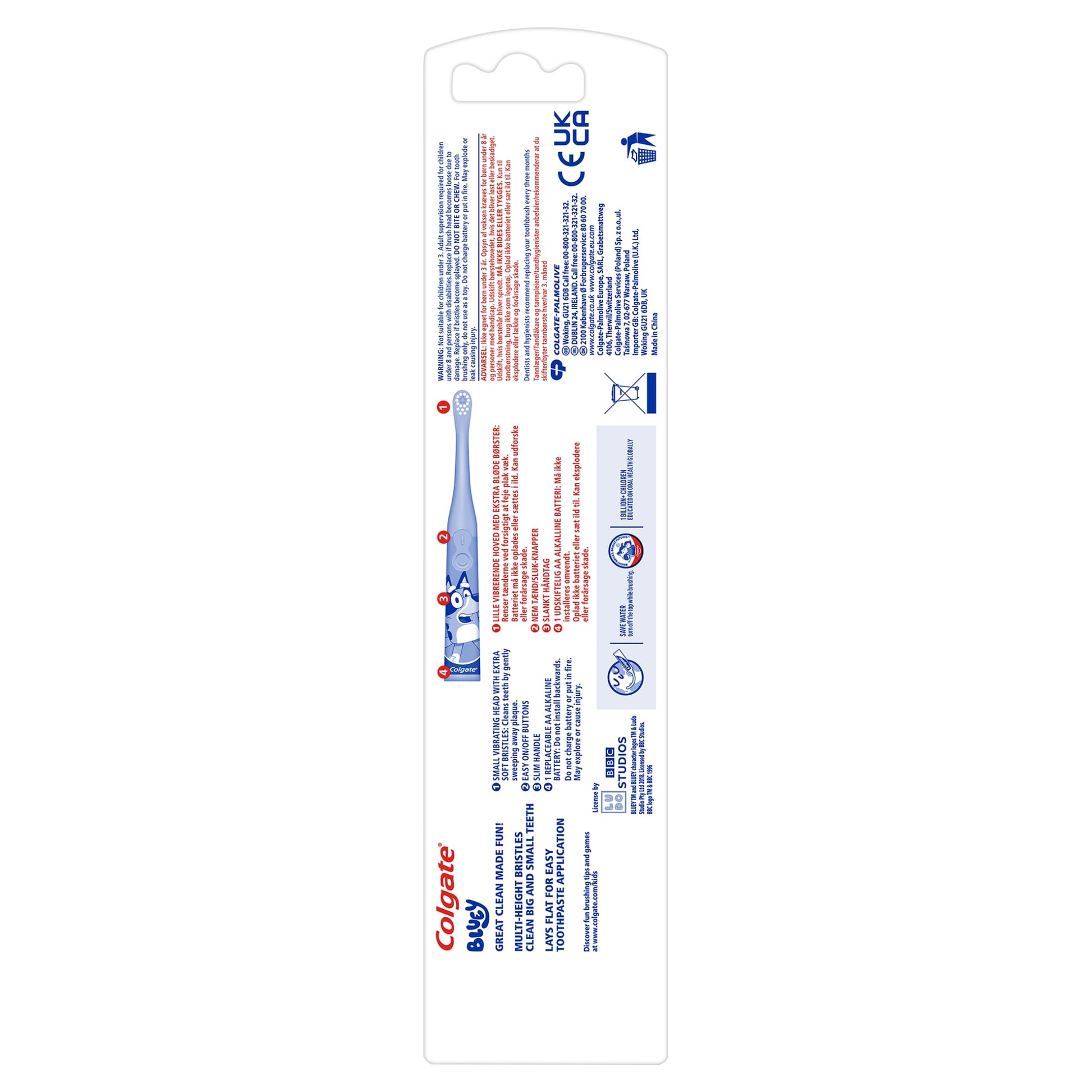 Colgate Kids Bluey Extra Soft Battery Toothbrush — image 2