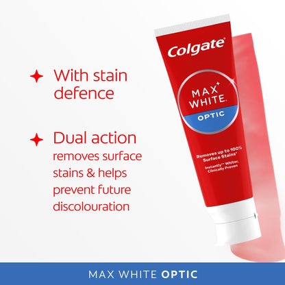 Colgate Max White One Optic Whitening Travel Toothpaste 20ml — image 4