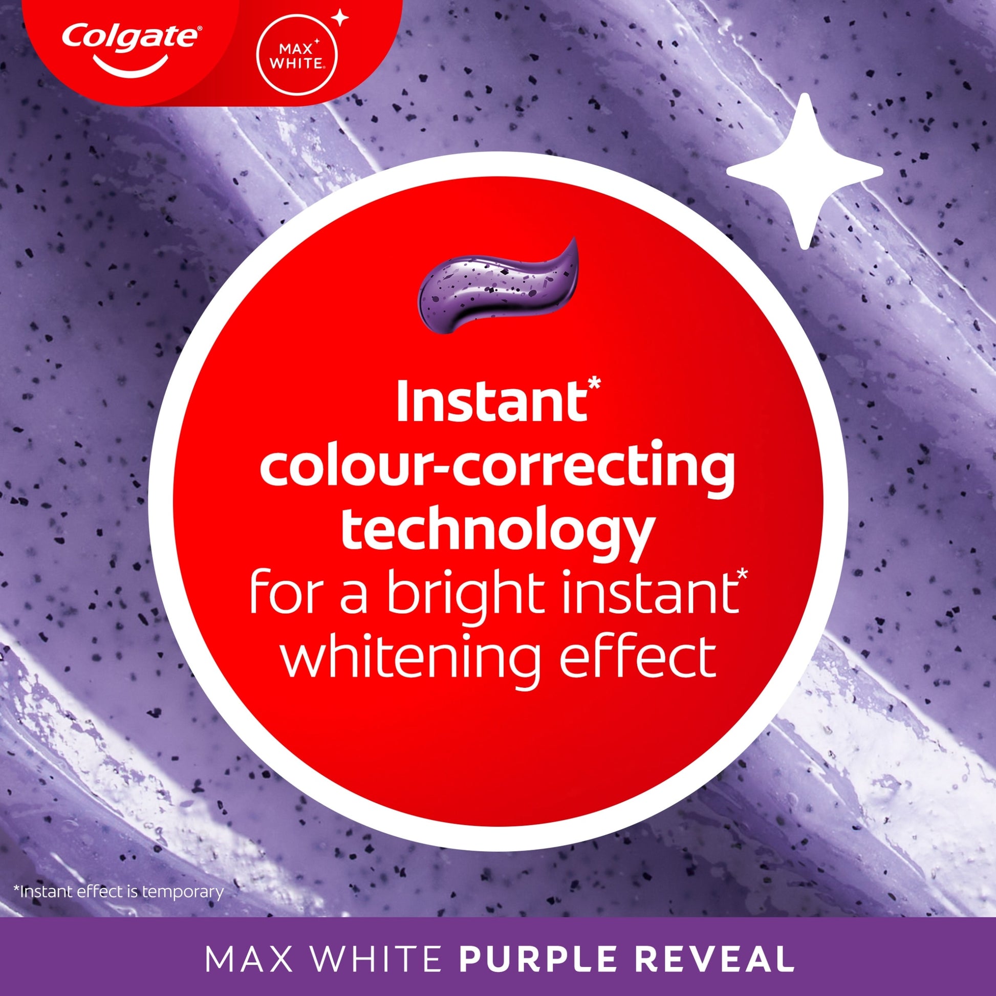 Colgate Max White Purple Reveal Whitening Toothpaste 125ml — image 3