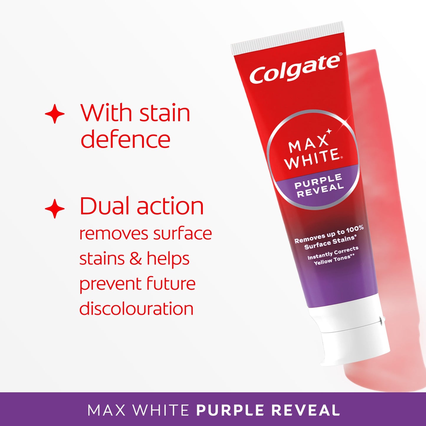 Colgate Max White Purple Reveal Whitening Toothpaste 125ml — image 5