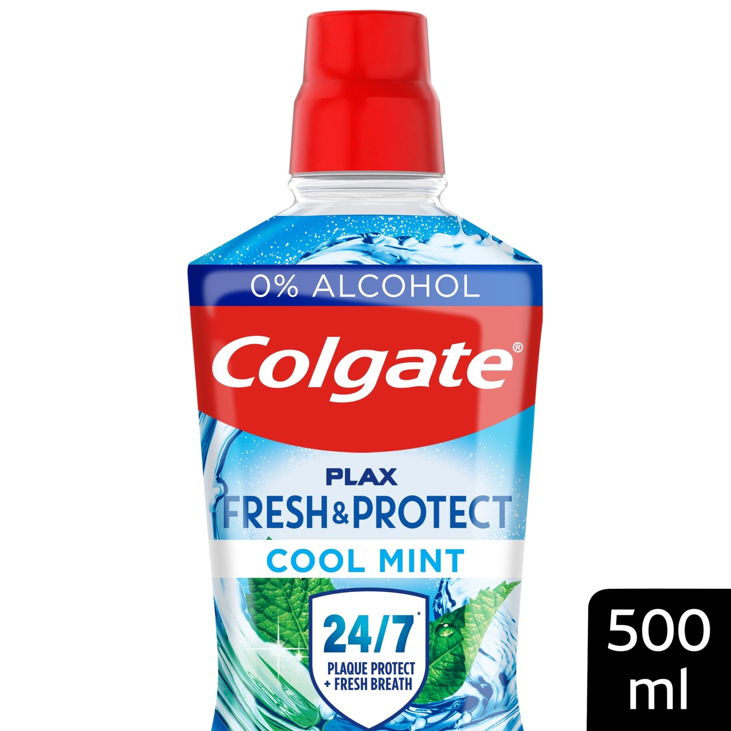 Colgate Plax Cool Mint Mouthwash Alcohol Free 500ml — image 1