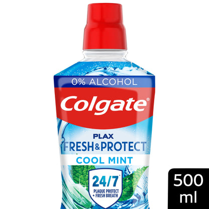 Colgate Plax Cool Mint Mouthwash Alcohol Free 500ml — image 1