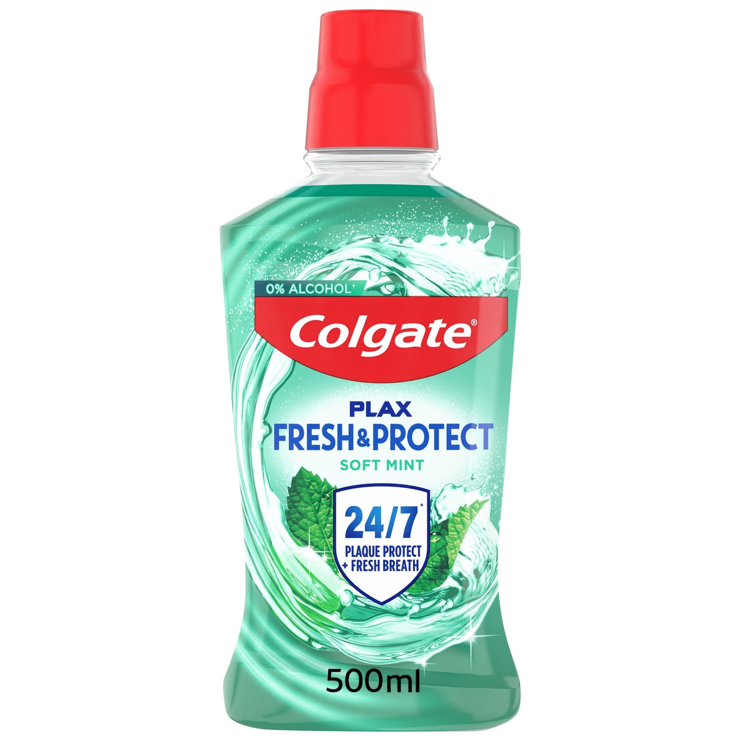 Colgate Plax Soft Mint Mouthwash Alcohol Free 500ml — image 1