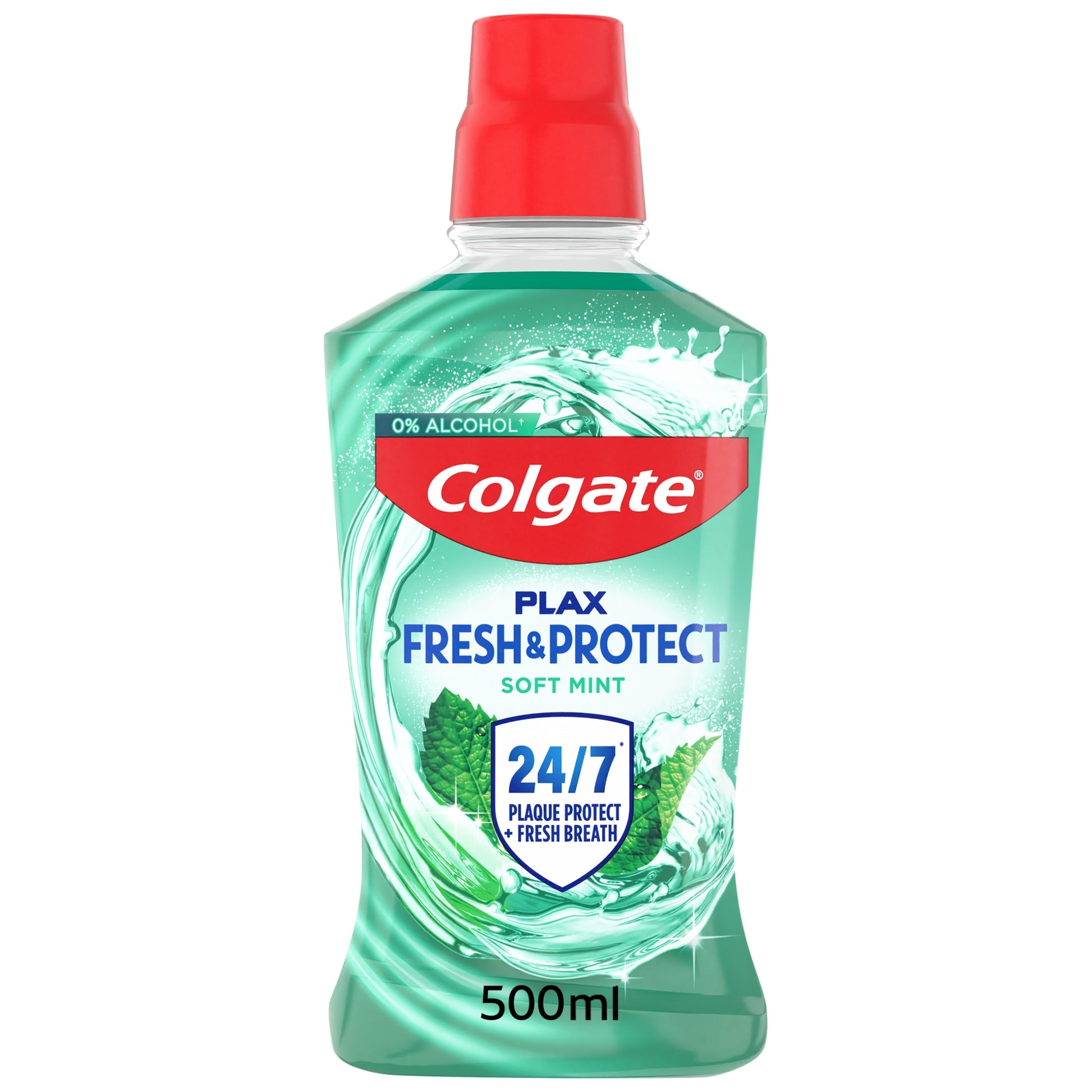 Colgate Plax Soft Mint Mouthwash Alcohol Free 500ml — image 1