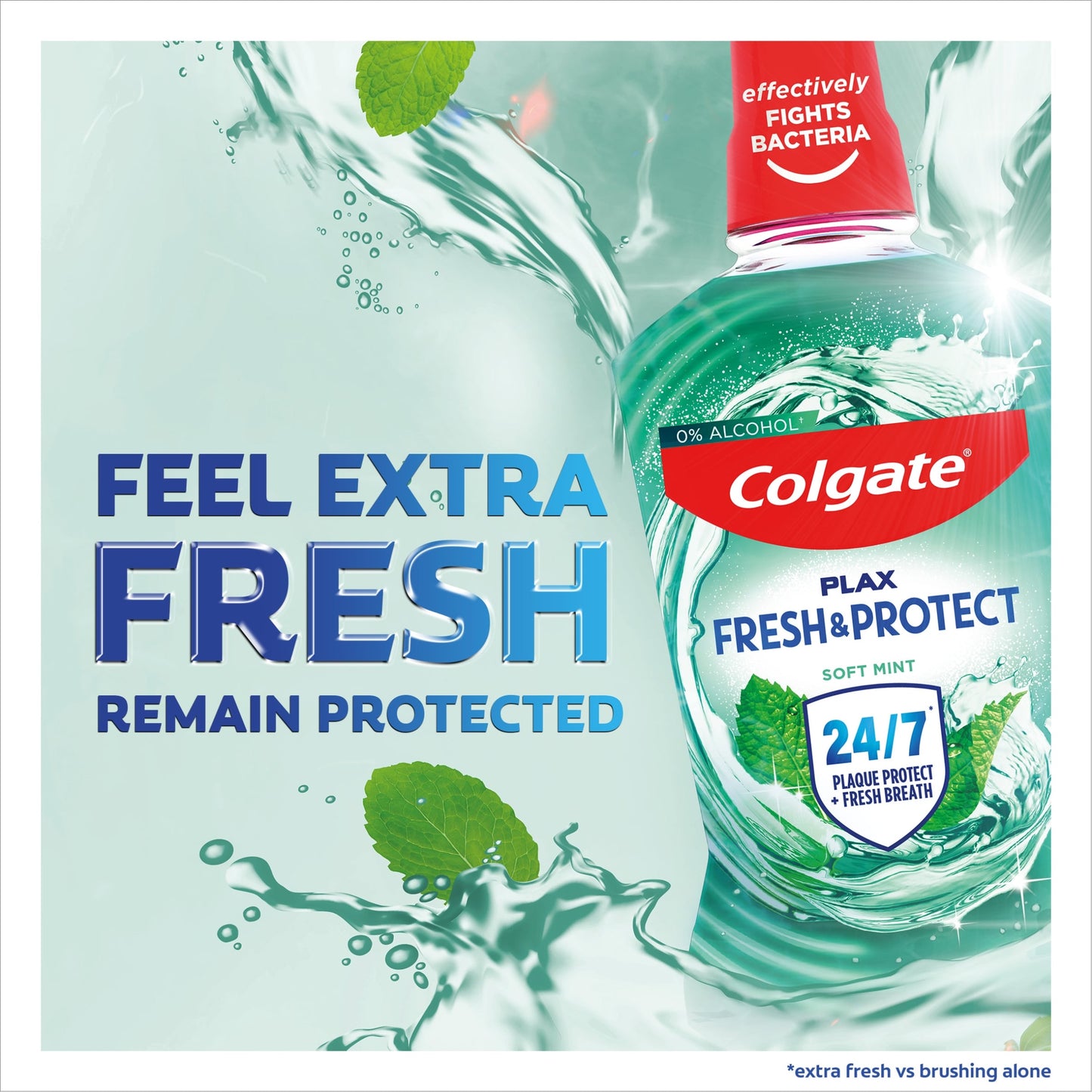 Colgate Plax Soft Mint Mouthwash Alcohol Free 500ml — image 2