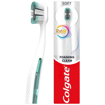 Colgate Total Active Prevention Foaming Clean Soft Toothbrush 1 Pack — image 1