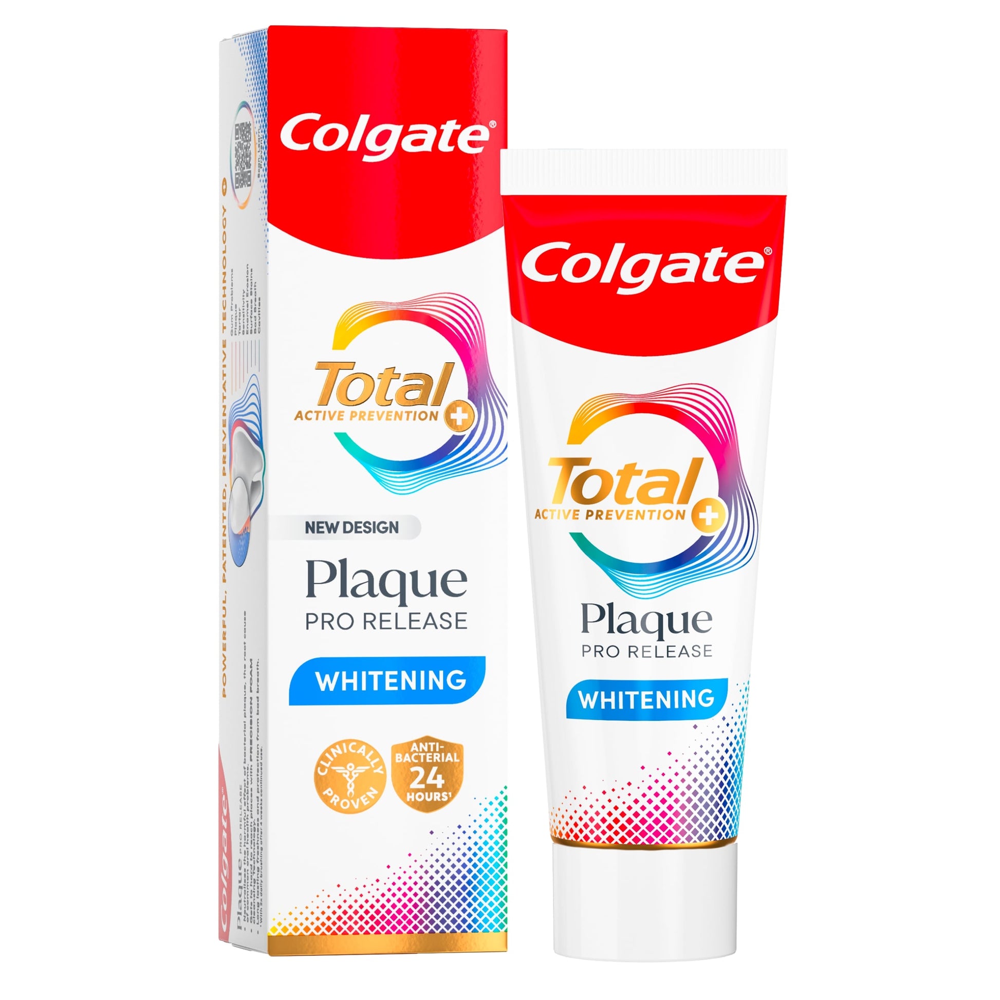 Colgate Total Plaque Pro Release Whitening Toothpaste 75ml — image 1