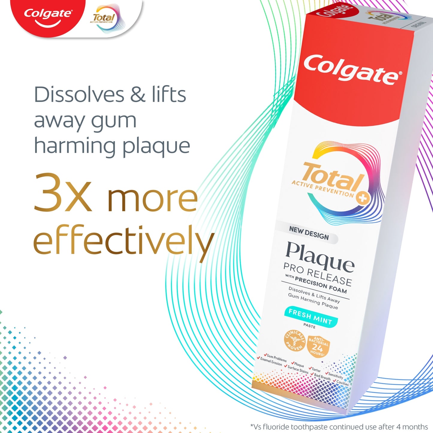 Colgate Total Plaque Pro Release Whitening Toothpaste 75ml — image 2