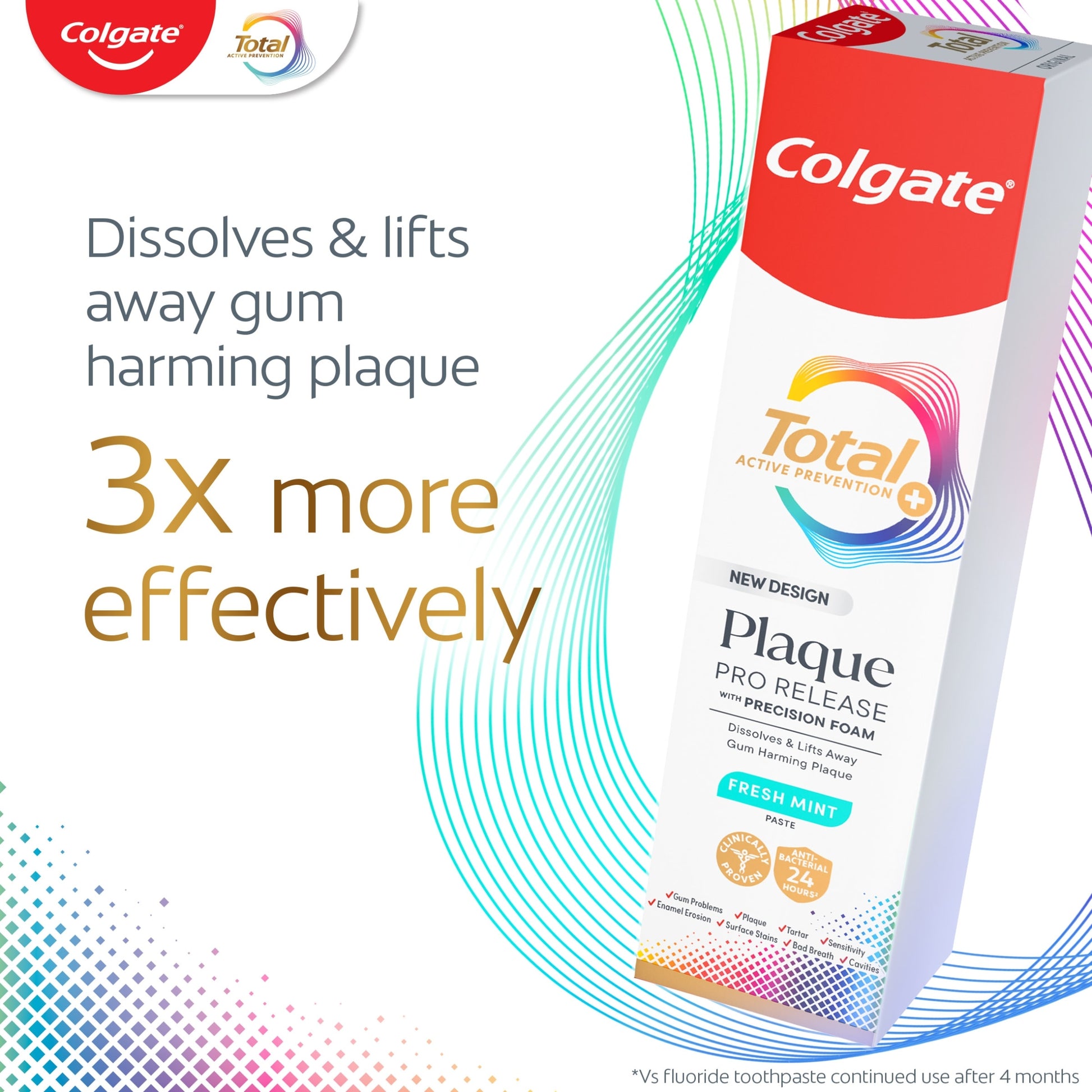 Colgate Total Plaque Pro Release Whitening Toothpaste 75ml — image 2