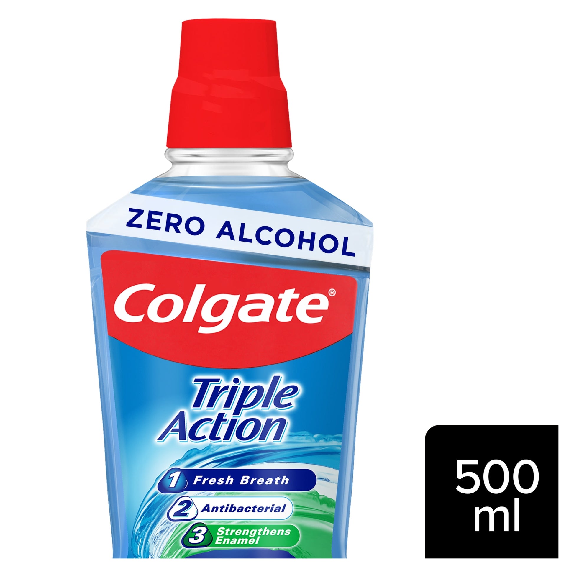 Colgate Triple Action Mouthwash Alcohol Free 500ml — image 1
