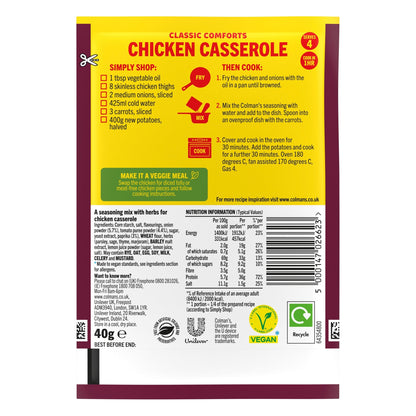 Colman's Chicken Casserole Recipe Mix 40G — image 3