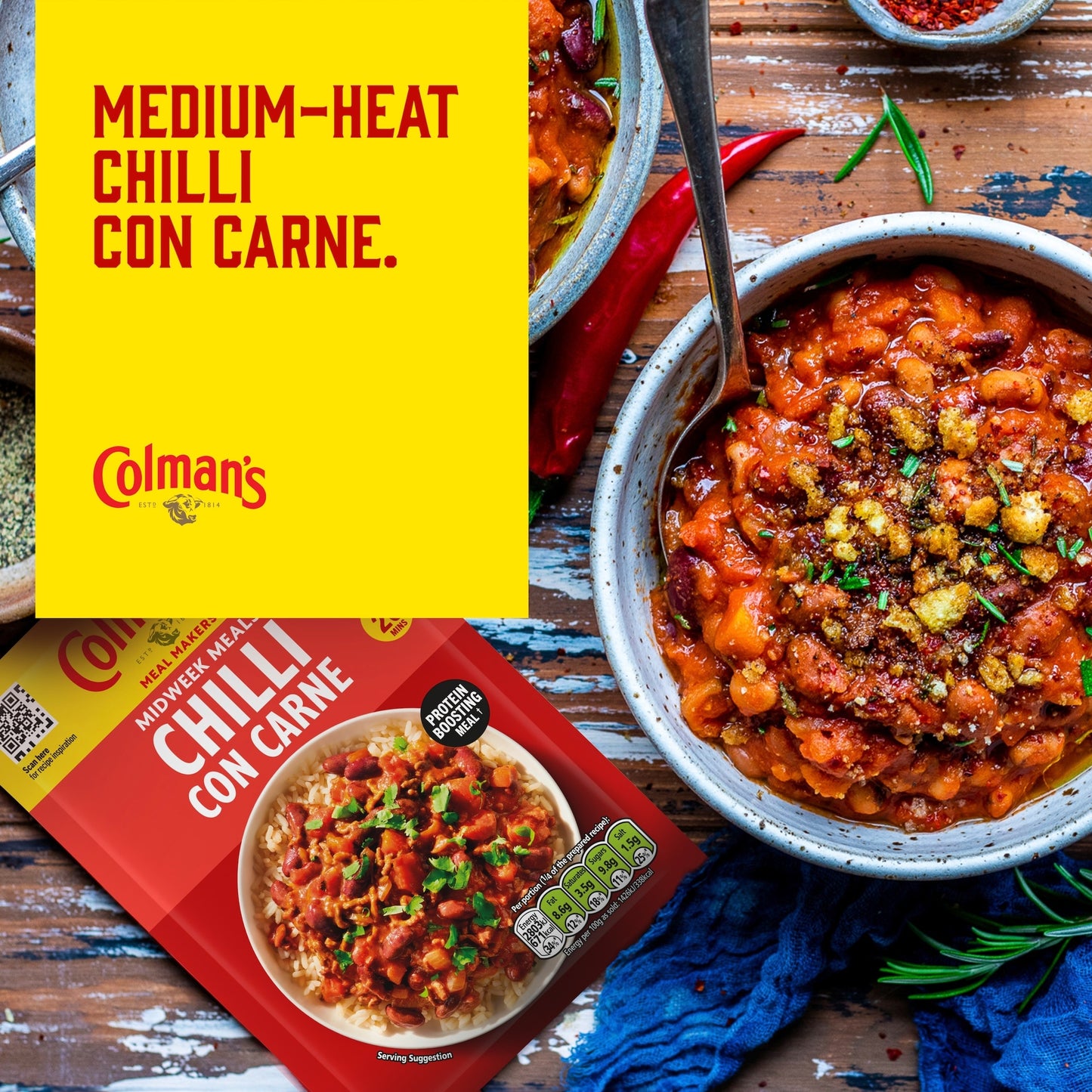 Colman's Chilli Con Carne Recipe Mix 50G — image 5