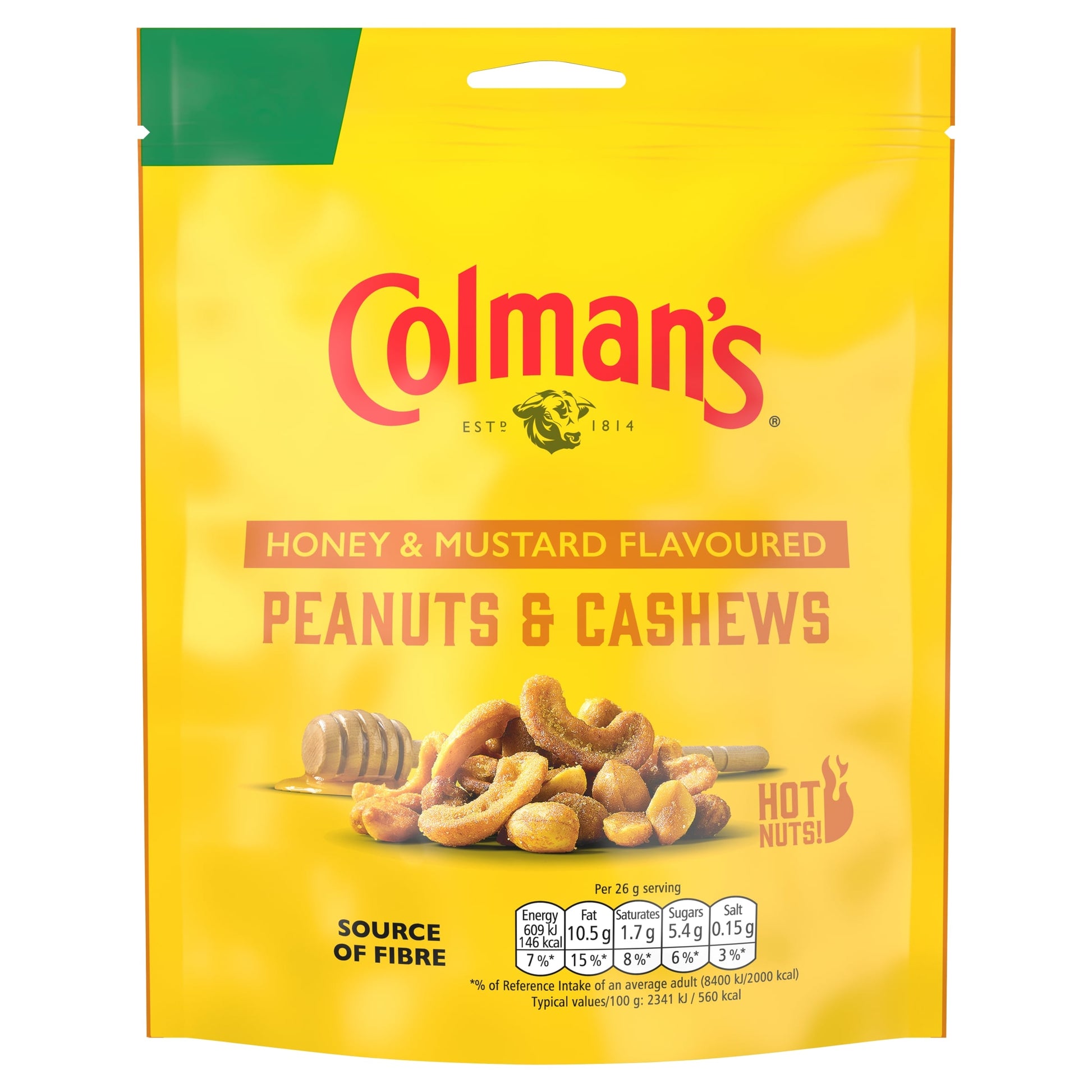 Colman's Honey Mustard Peanuts & Cashews 130g — image 1