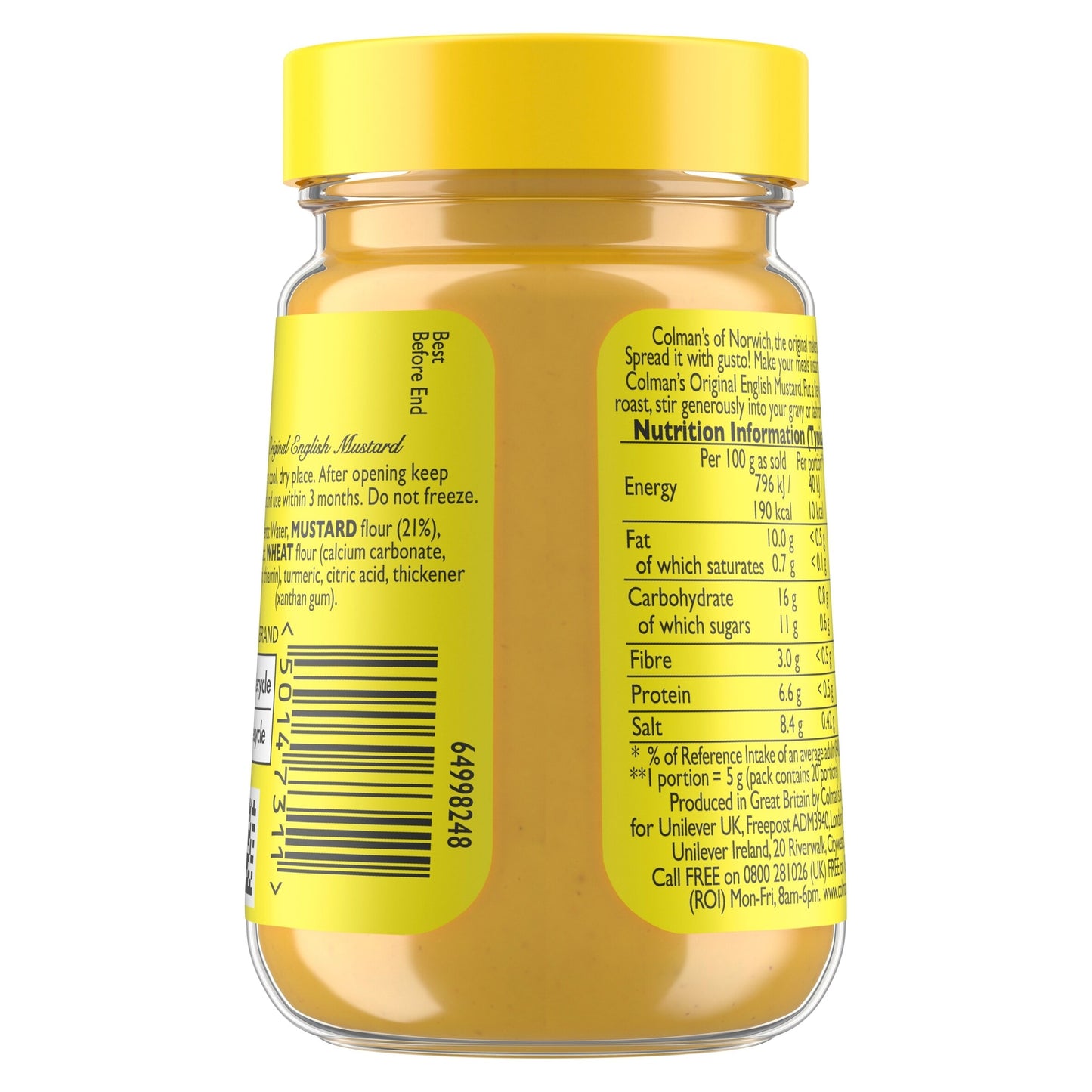 Colman's Original English Mustard Jar 100G — image 2