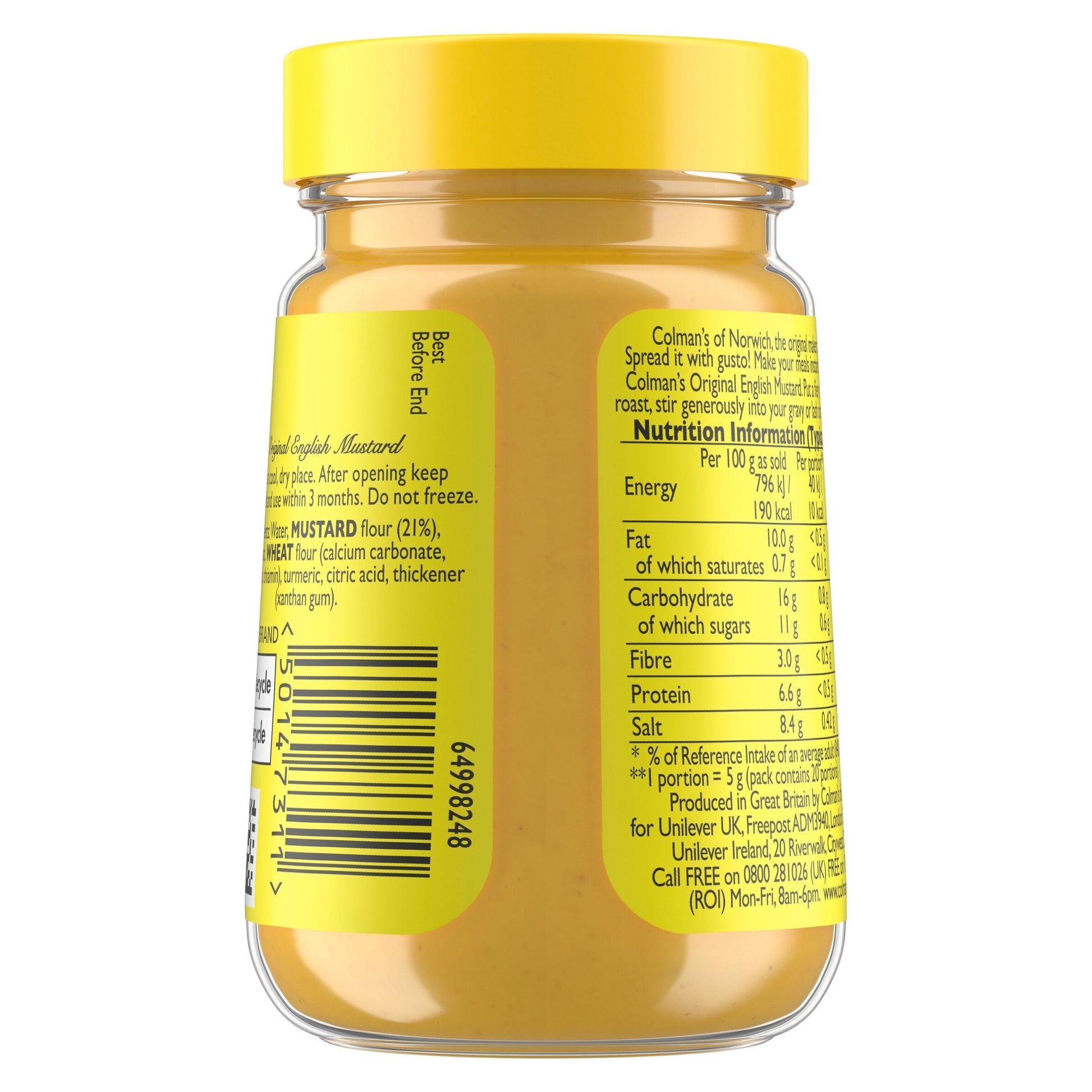 Colman's Original English Mustard Jar 100G — image 2