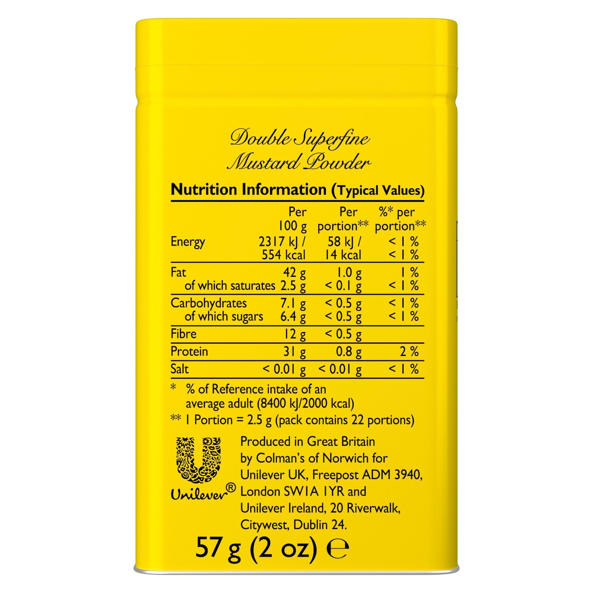 Colman's Original English Mustard Powder 57G — image 2