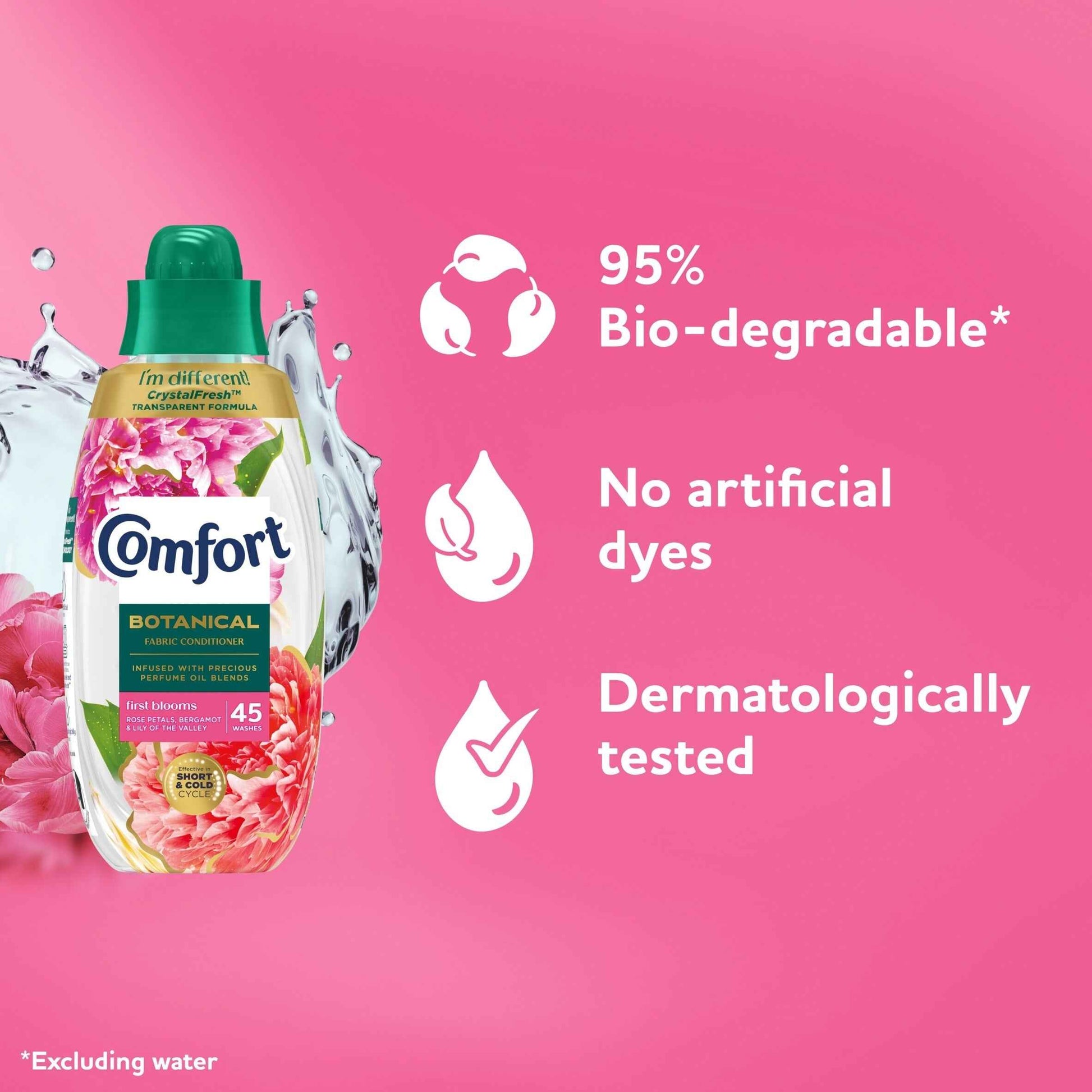 COMFORT Botanical First Blooms Fabric Conditioner 45 Washes 675ml