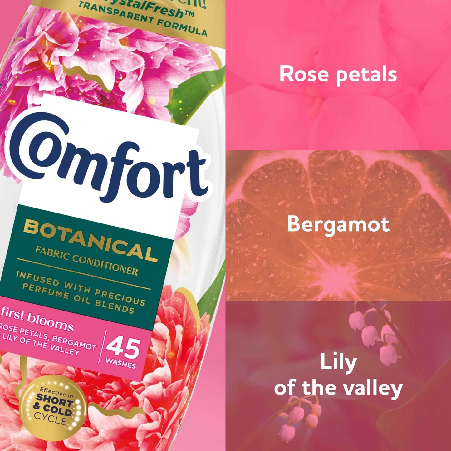 COMFORT Botanical First Blooms Fabric Conditioner 45 Washes 675ml