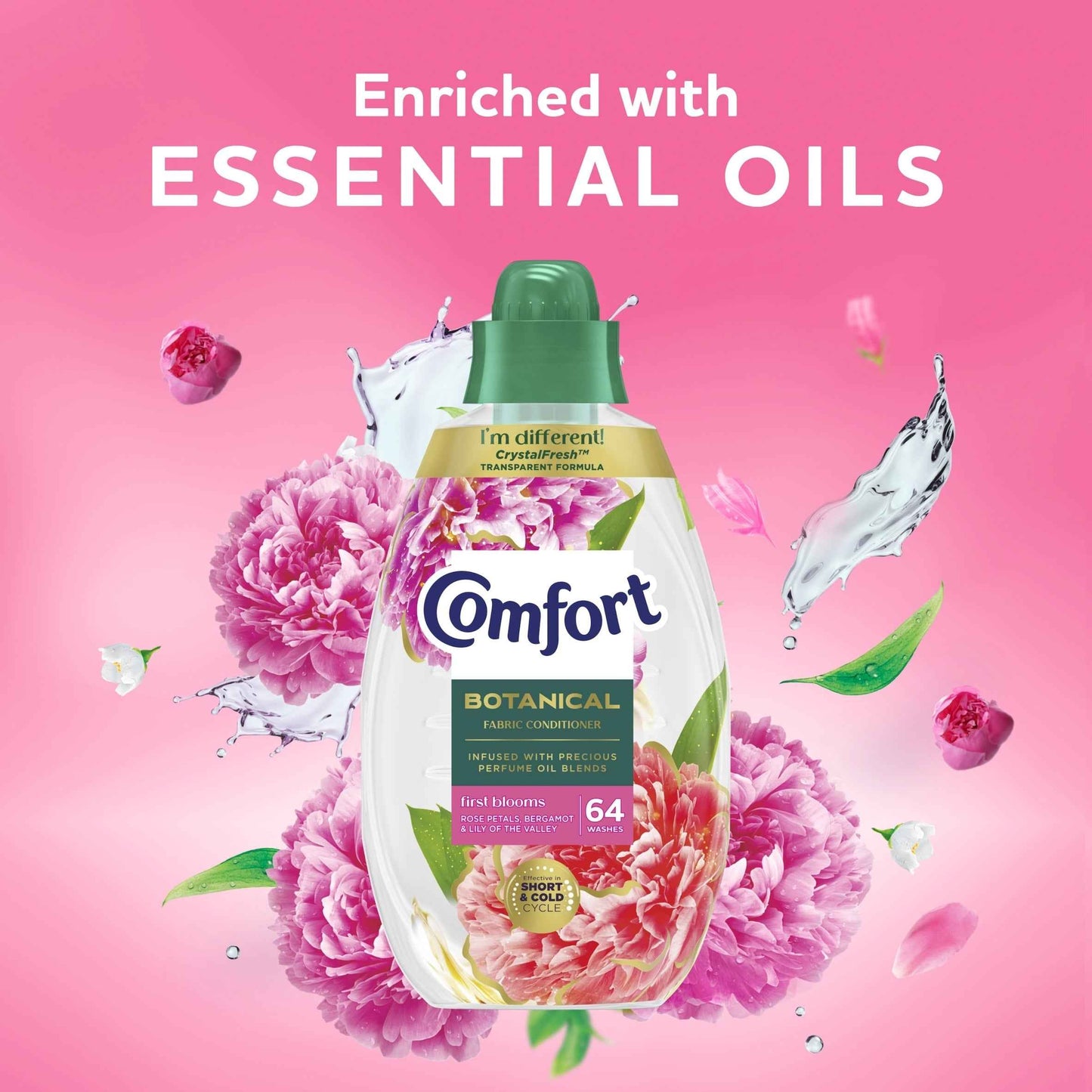 COMFORT Botanical First Blooms Fabric Conditioner 64 Wash 960ml