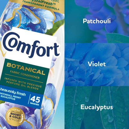 COMFORT Botanical Heavenly Fresh Fabric Conditioner 45 Washes 675ml