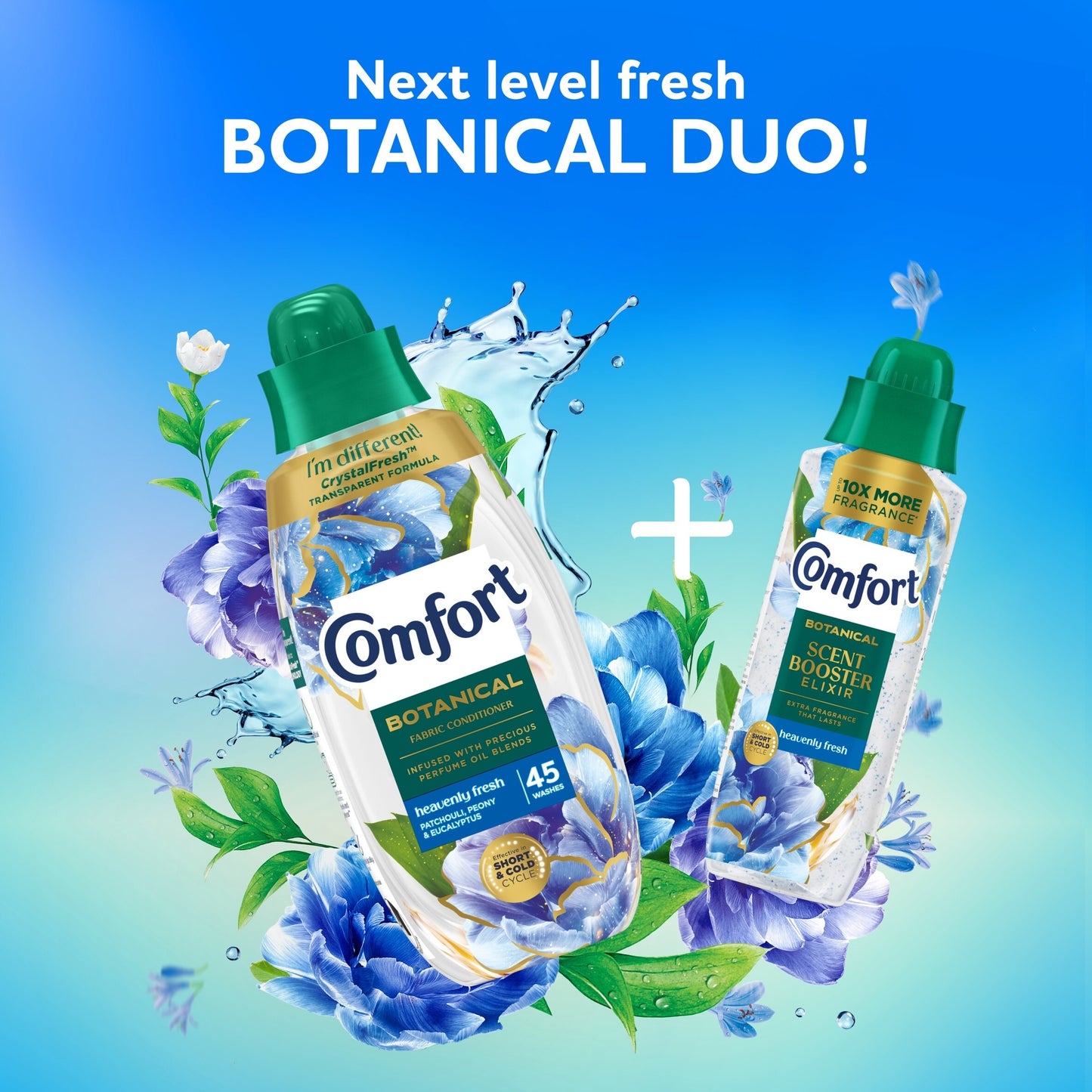 Comfort Botanical Heavenly Fresh Fabric Conditioner 45 Washes 675ml — image 5