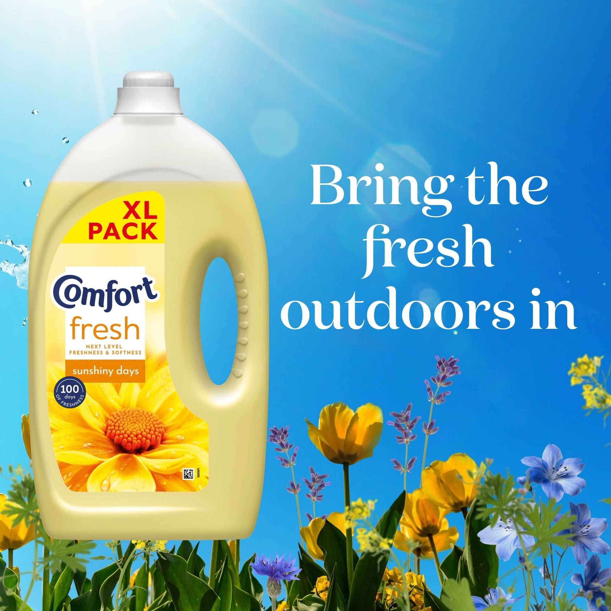 COMFORT Fabric Conditioner Sunshiny Days 80 Washes 2400ml