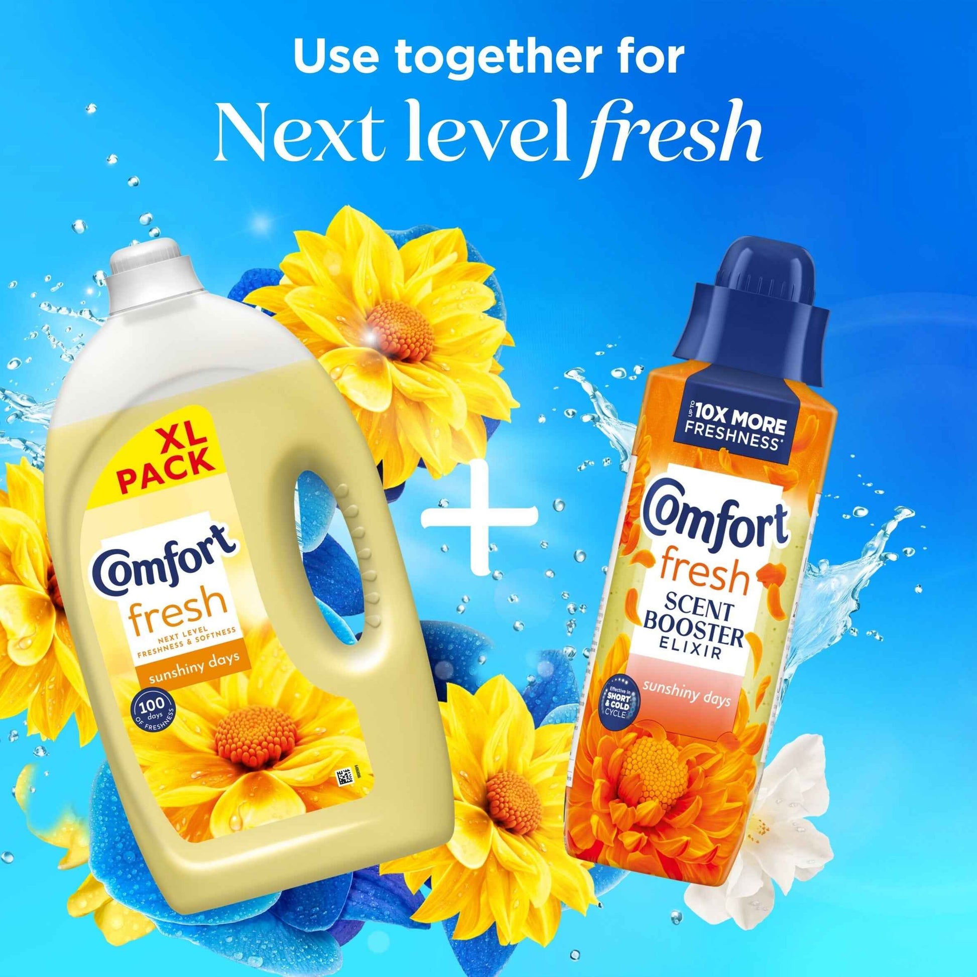 COMFORT Fabric Conditioner Sunshiny Days 80 Washes 2400ml