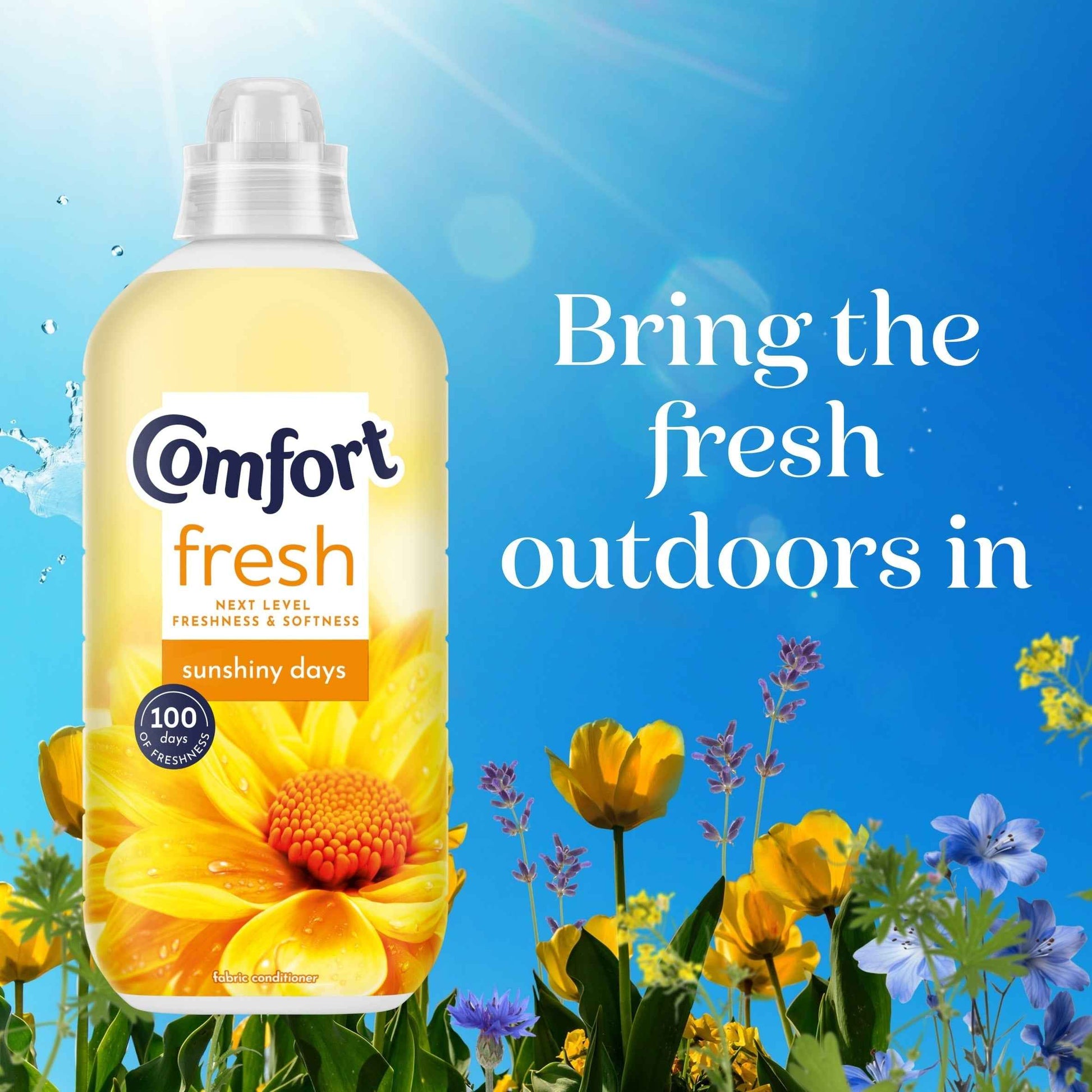 COMFORT Fresh Fabric Conditioner Sunshiny Days 31 Washes 930ml