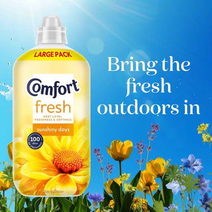 COMFORT Fresh Fabric Conditioner Sunshiny Days 52 Washes 1560ml
