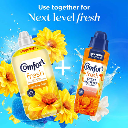 COMFORT Fresh Fabric Conditioner Sunshiny Days 52 Washes 1560ml