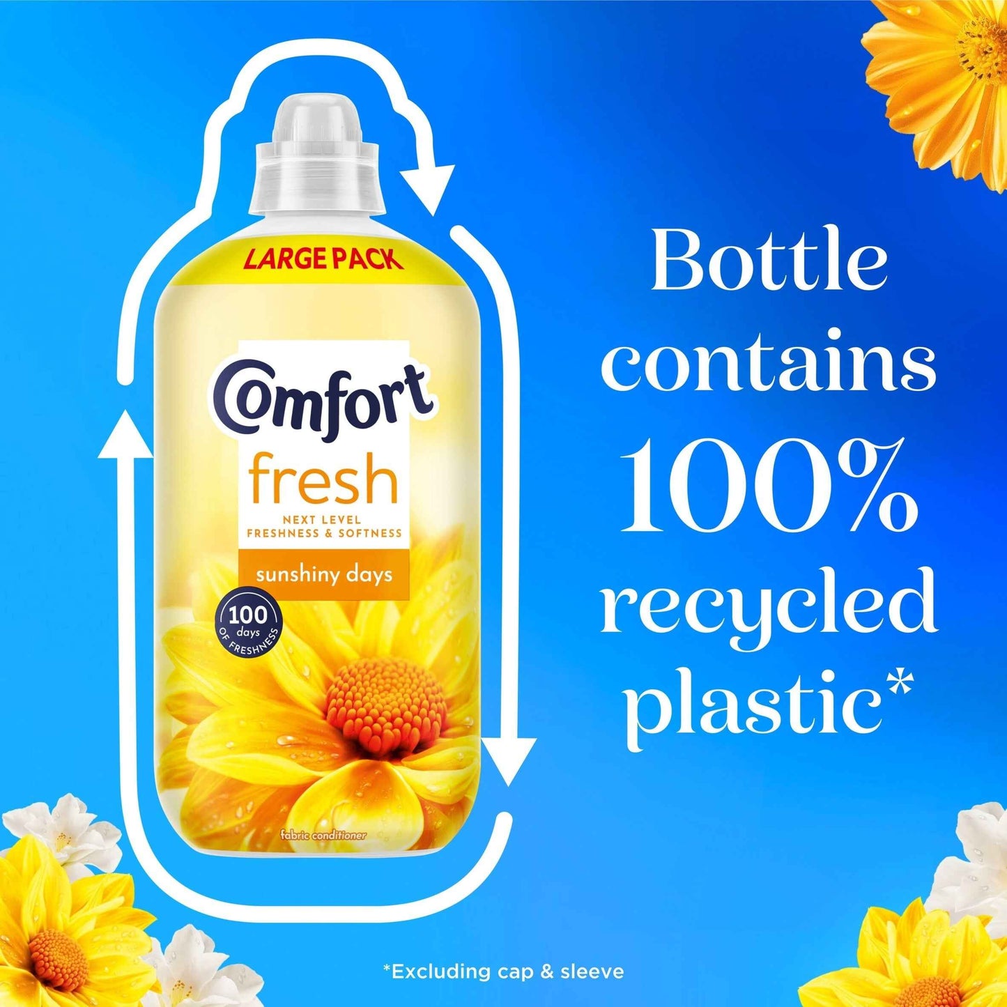 COMFORT Fresh Fabric Conditioner Sunshiny Days 52 Washes 1560ml