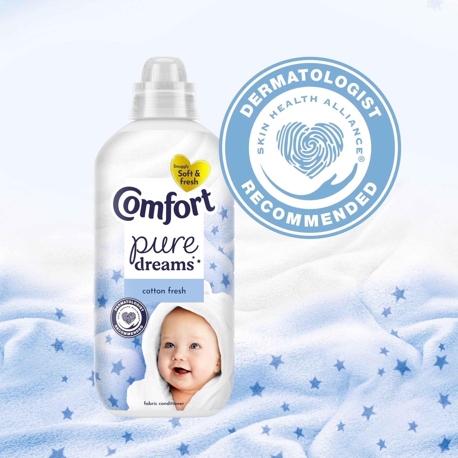 COMFORT Pure Dreams Fabric Conditioner Cotton Fresh 48 Washes 1440ml