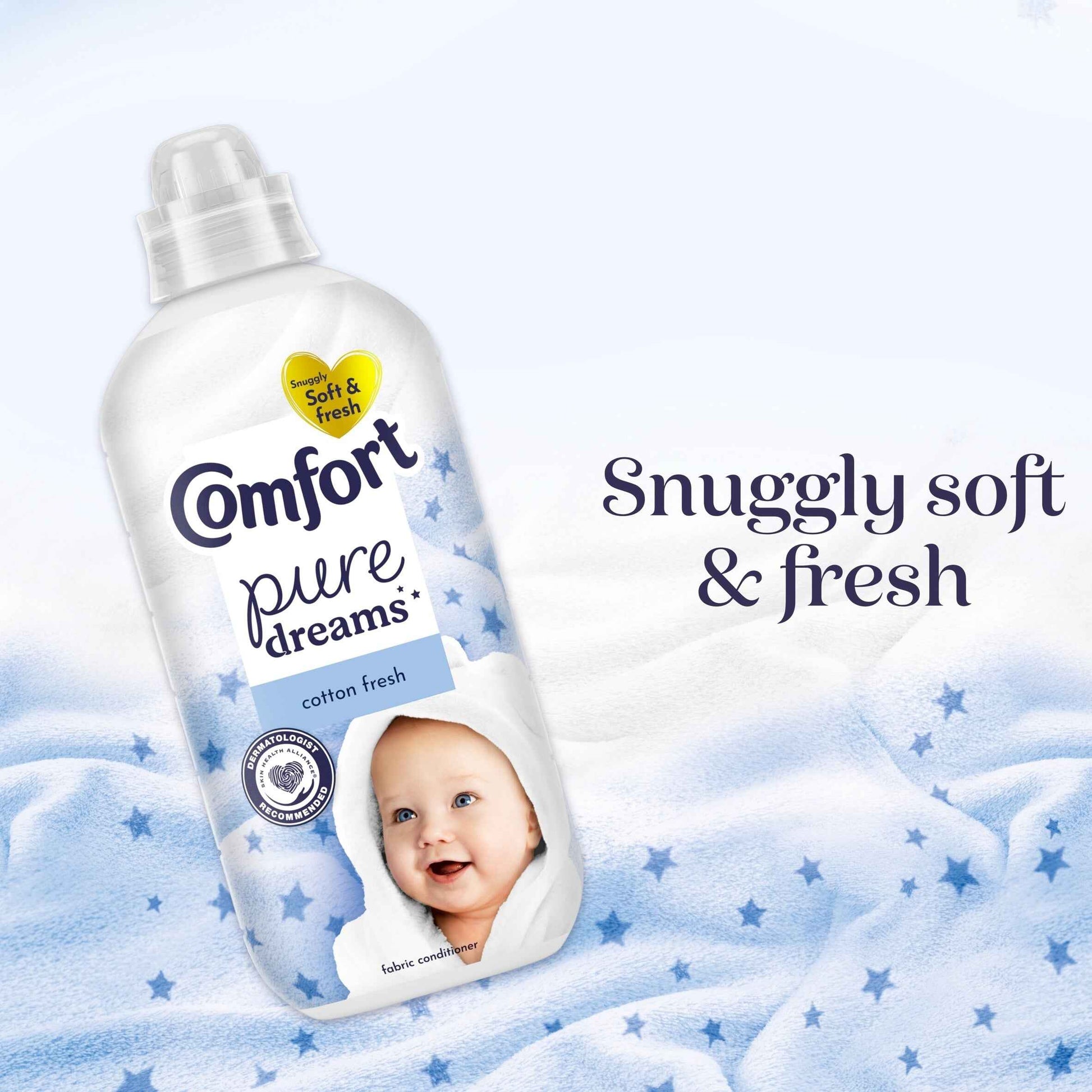 COMFORT Pure Dreams Fabric Conditioner Cotton Fresh 48 Washes 1440ml