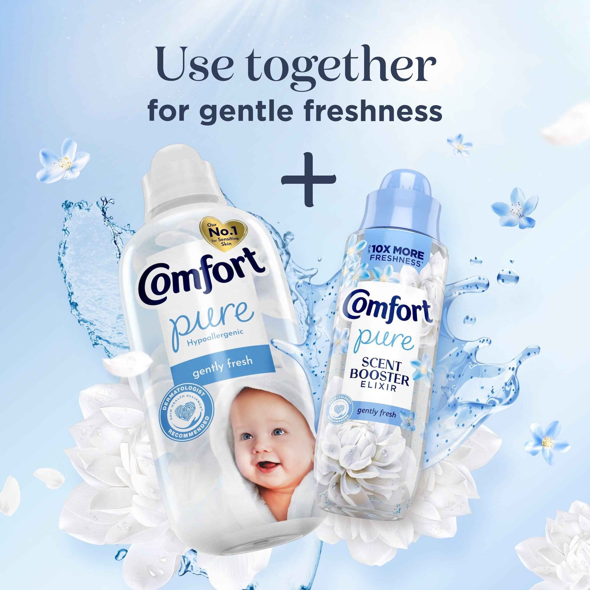 COMFORT Pure Gently Fresh Sensitive Fabric Conditioner 31 Washes 930ml