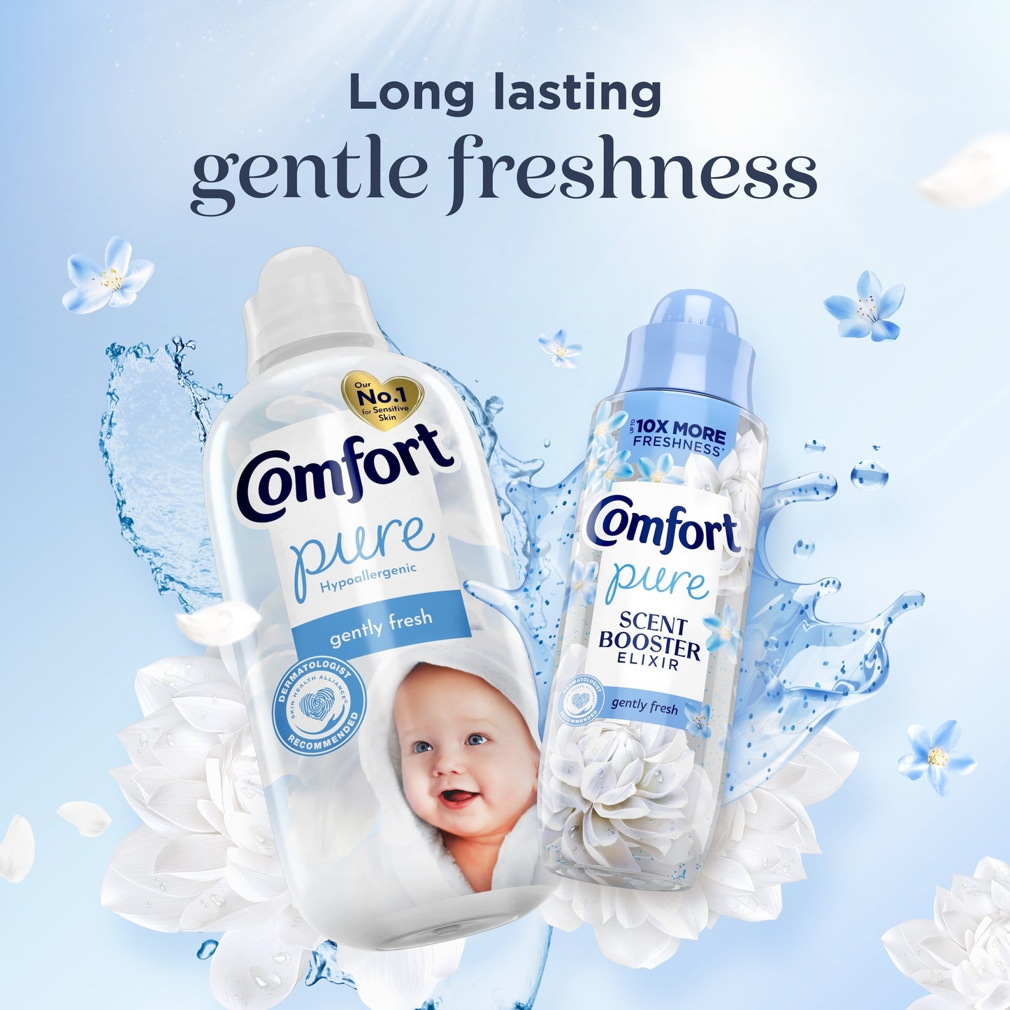 Comfort Pure Gently Fresh Sensitive Fabric Conditioner 31 Washes 930ml — image 5