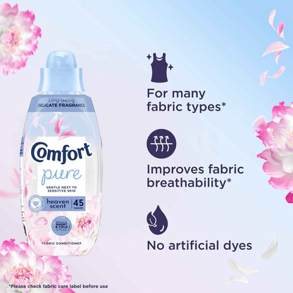 COMFORT Pure Heaven Scent Fabric Conditioner 45 Washes 675ml