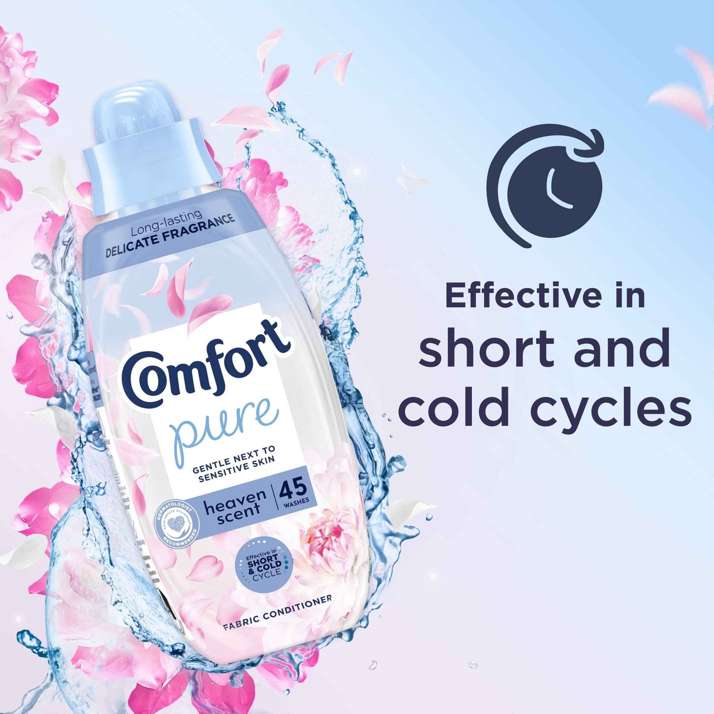 COMFORT Pure Heaven Scent Fabric Conditioner 45 Washes 675ml