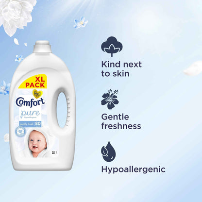 COMFORT Pure Sensitive Gently Fresh Fabric Conditioner 80 Washes