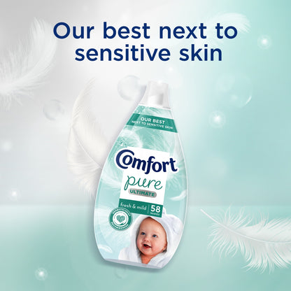 Comfort Ultimate Pure Fresh & Mild Fabric Ultra-Concentrated Fabric Conditioner 58 Wash 870ML — image 3