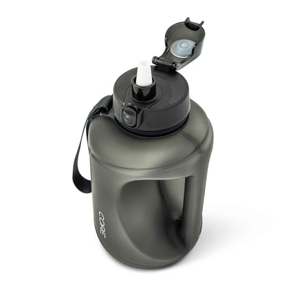 CORE KITCHEN Black Plastic Barrel Water Bottle 1.5l