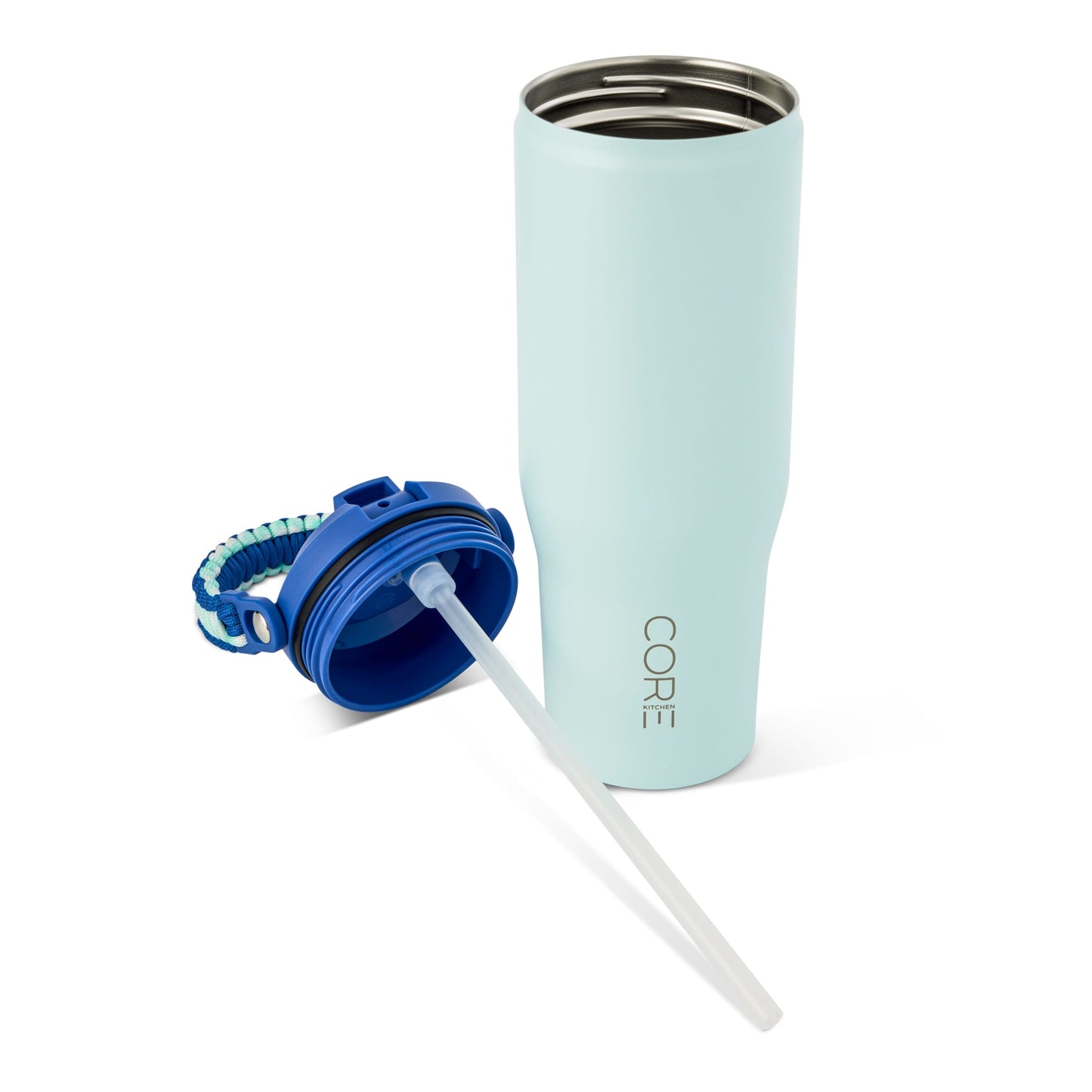 Core Kitchen Blue Vault Metal Drinking Water Bottle 887ml — image 4