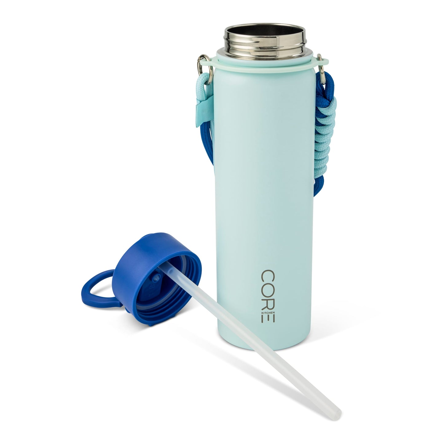 Core Kitchen Blue Zeno Metal Drinking Water Bottle 650ml — image 3