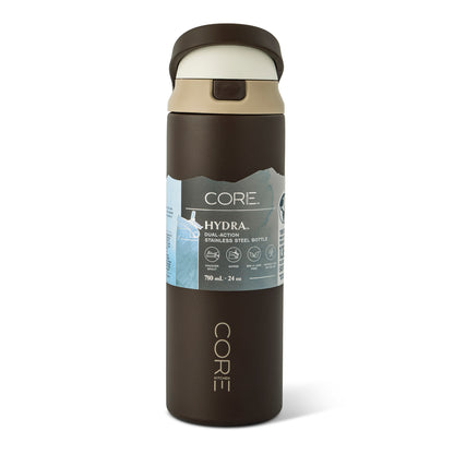 Core Kitchen Mocha Hydra Dual Function Water Bottle 710ml — image 1