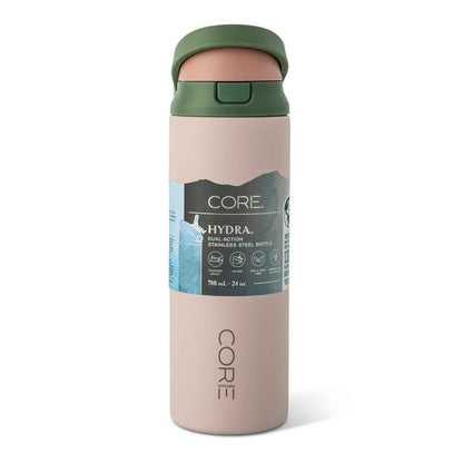 CORE KITCHEN Pink Hydra Dual Function Water Bottle 710ml