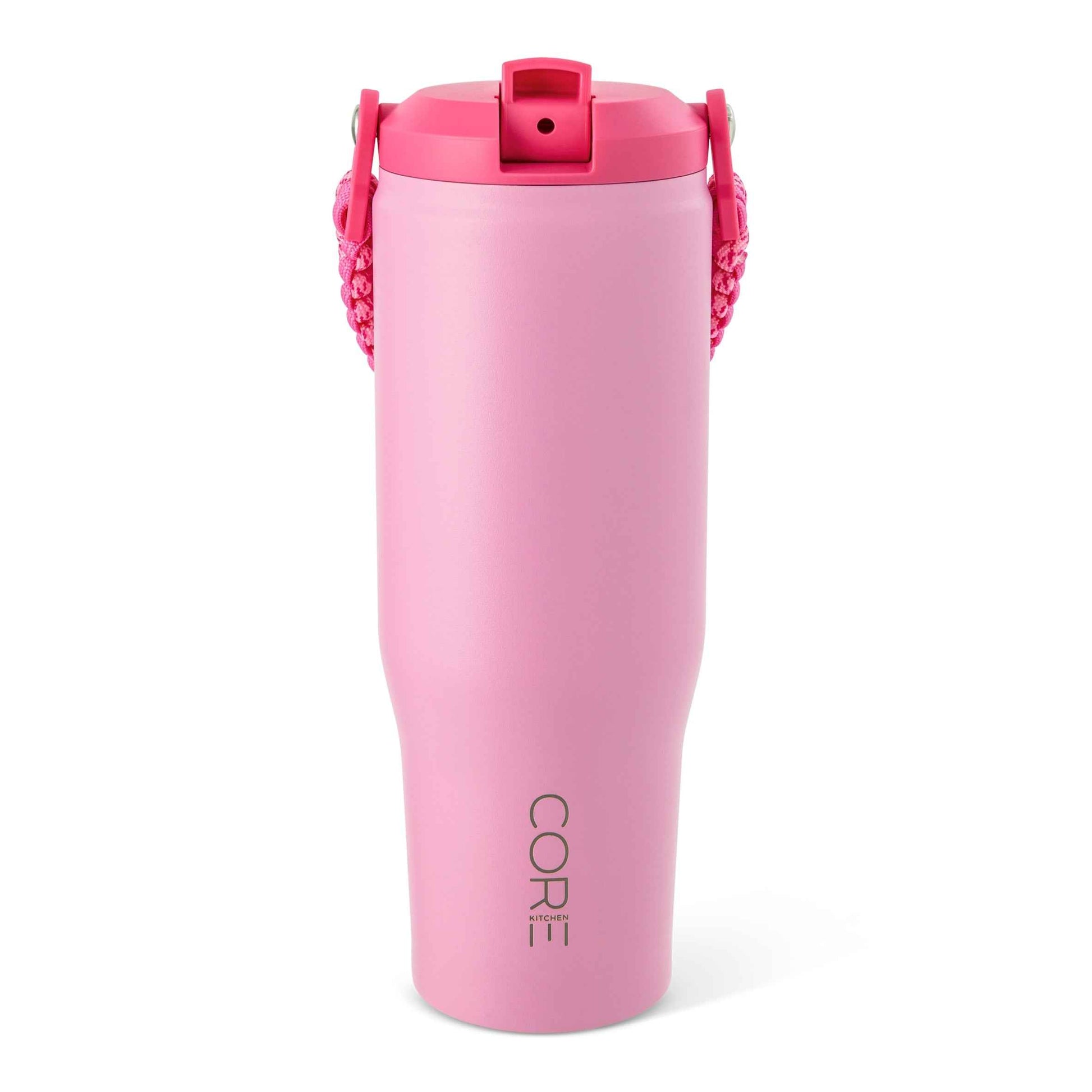 CORE KITCHEN Pink Vault Metal Drinking Water Bottle 887ml