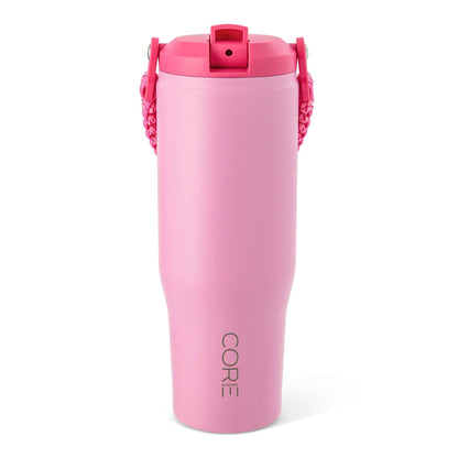 CORE KITCHEN Pink Vault Metal Drinking Water Bottle 887ml