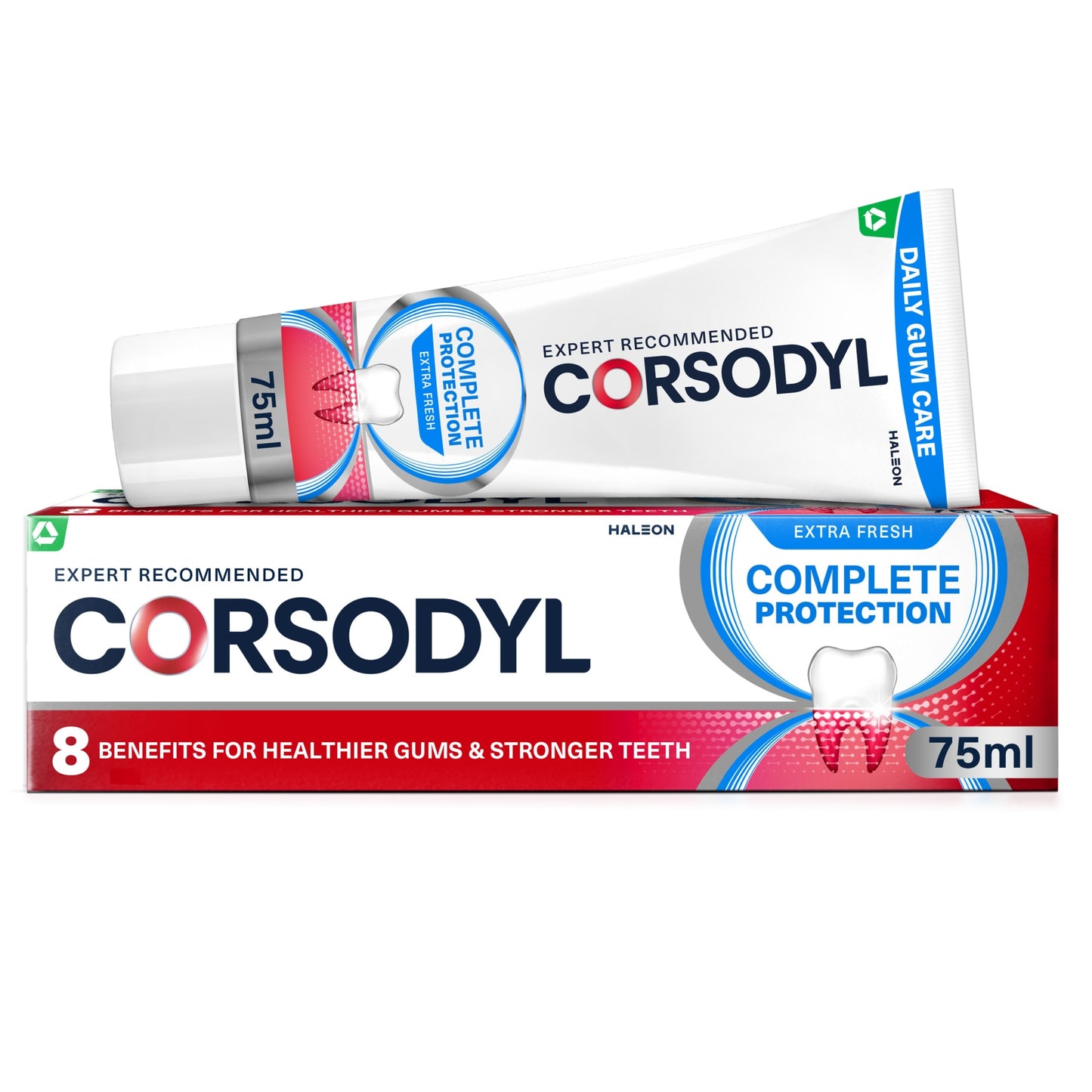 Corsodyl Complete Protection Toothpaste - Extra Fresh 75ml — image 1