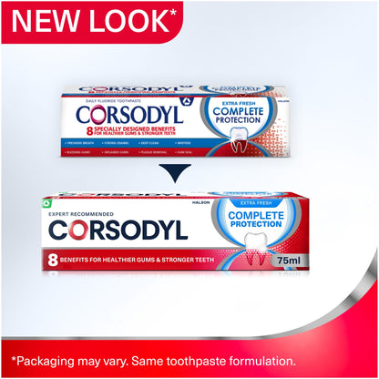 Corsodyl Complete Protection Toothpaste - Extra Fresh 75ml — image 2