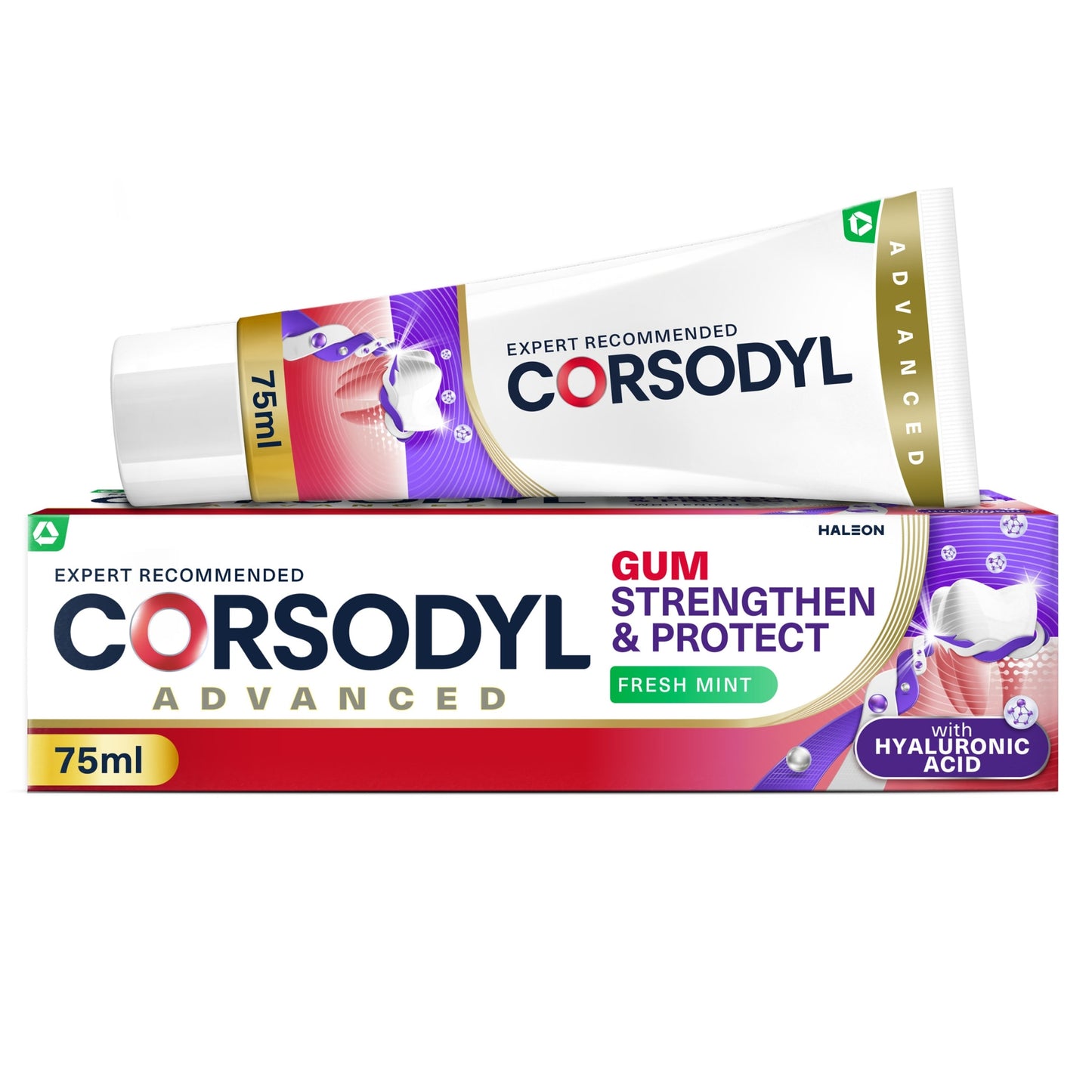 Corsodyl Gum Strengthen & Protect Toothpaste - Fresh Mint 75ml — image 1