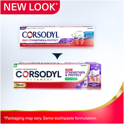 Corsodyl Gum Strengthen & Protect Toothpaste - Fresh Mint 75ml — image 2